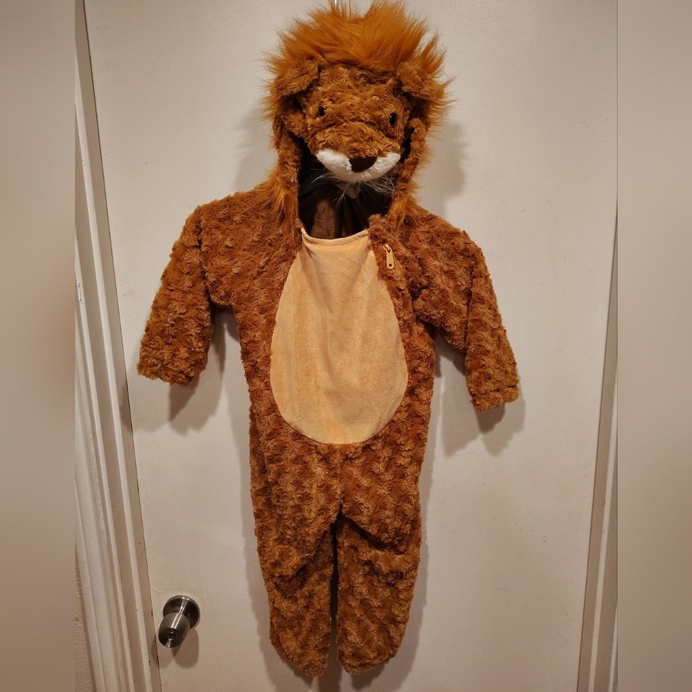 Target Kids Full Body Lion Body Suit Costume Sz 2-3 Yrs.-Cosplay Halloween